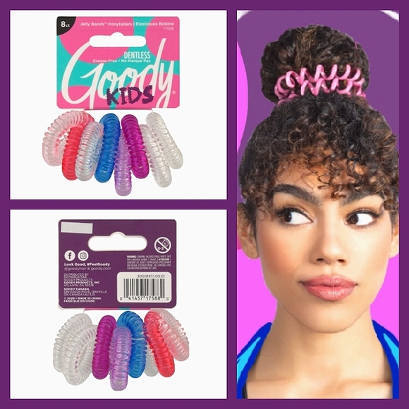 🎄3/$15 NWT Goody/Scunci Colorful Hair Tie Bundle - Picture 2 of 9